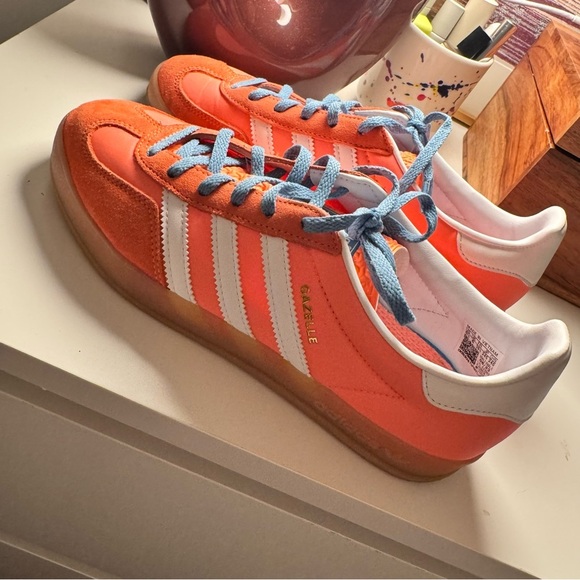 ADIDAS gazelle beam orange gum sneakers - Picture 2 of 7